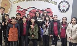 Faik Güngör Ortaokulu'ndan polis haftası ziyareti