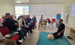 Gazipaşa Devlet hastanesinde personele temel yaşam desteği eğitimi
