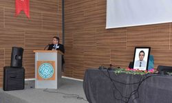 Hayatını kaybeden araştırma görevlisi için okulunda tören düzenlendi