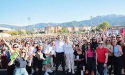 Kadınların ritmi Denizli'ye enerji kattı