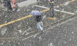 Kars'a kar biranda geldi her taraf bembeyaz oldu