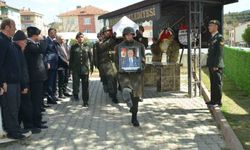 Kıbrıs gazisi, askeri törenle son yolculuğuna uğurlandı