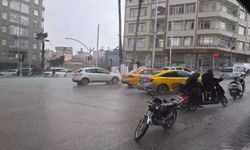 Kilis'te kuvvetli yağış etkili oldu