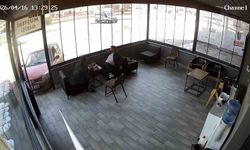 Kimse ne yaptığını anlamadı: Etrafında aracıya etrafında dönen sürücü iş yerine çarptı