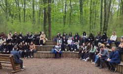 Kitap ve doğa buluşması Ormanya'da gerçekleştirildi