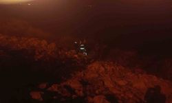 Kontrolden çıkan otomobil göl kenarına uçtu: 1 yaralı