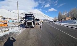Kop Dağı'nda buzlanma: Ağır tonajlı araçların geçişine izin verilmiyor