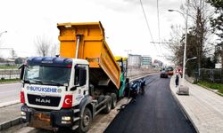 Malatya'da çevre yolu yan yolları yenileniyor