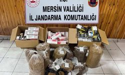 Mersin'de kaçak makaron operasyonu: 2 gözaltı