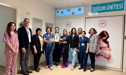 Muğla Eğitim ve Araştırma Hastanesi'nde ebeler unutulmadı