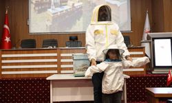 Muğla'da minik öğrenciler arıları ve sağlıklı beslenmeyi öğrendi