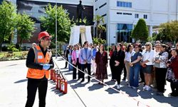 Muratpaşa'da yangın tatbikatı