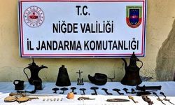 Niğde'de 'Anadolu Mirası' operasyonu: 44 tarihi eser ele geçirildi