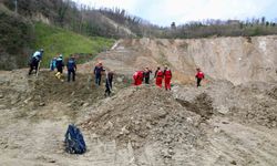 Ordu'da heyelan tatbikatı