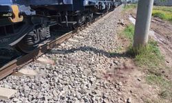 Osmaniye'de yük treninin çarptığı kişi yaralandı