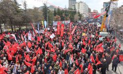 Özgür Özel'in Nevşehir mitingine pankart damga vurdu