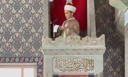 Rize'de 13 yaşındaki öğrenciden cuma hutbesi