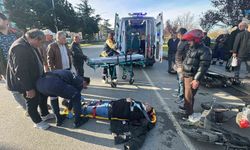 Samsun'da motosiklet ile elektrikli scooter çarpıştı: 2 yaralı