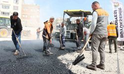 Şanlıurfa'da 25 metrelik yol projesinde asfalt çalışmaları başladı