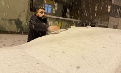 Sarıkamış'a kış geri döndü: Kar kalınlığı 15 santimetreyi aştı