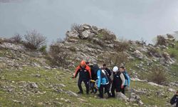 Siirt'te atıyla birlikte kayalıklara yuvarlanan genç ağır yaralandı