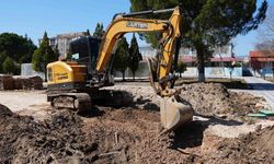 Susurluk'ta Atatürk Parkı yenileniyor