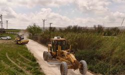 Tarsus'ta yağıştan zarar gören yollar yeniden düzenlendi