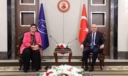 TBMM Başkanı Kurtulmuş, Avrupa Konseyi Parlamenter Meclisi Başkanı Bayr ile bir araya