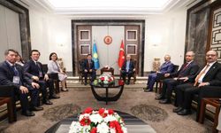 TBMM Başkanı Kurtulmuş, Kazakistan Parlamentosu Meclis Başkanı Koşanov ile görüştü