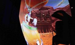 Türkiye'de ilk: Uçan sinema vatandaşların ayağını yerden kesti