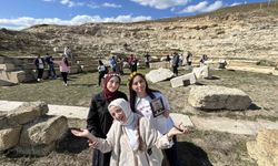 Üniversite öğrencilerinden binlerce yıllık tarihe yolculuk
