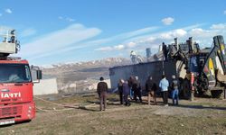 Van'ın Özalp ilçesinde ev yangını