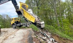 Yenitepe'de heyelan alarmı, stabilizasyon çalışmaları başlatıldı