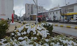 Yozgat'ta Nisan ayında kar sürprizi