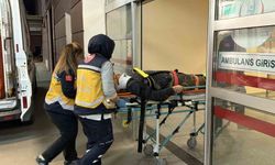 Yüksekten düşen işçi yaralandı