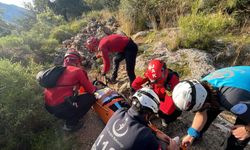 Yürüyüş yaparken, ayağı kırılan şahıs kurtarıldı