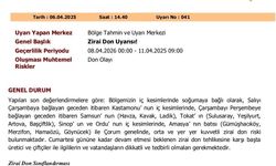 Zirai don uyarısı: Orta Karadeniz için kritik günler