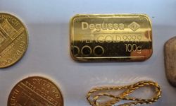 113 bin euro değerinde kaçak altın, komşuya takıldı
