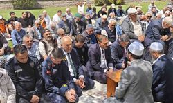 Aksaray'da yoğun yağış nedeniyle şükür duası yapıldı