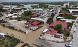 Aşırı yağışın sele dönmesiyle birlikte Asi Nehri çevresindeki 3 mahalle sular altında kaldı