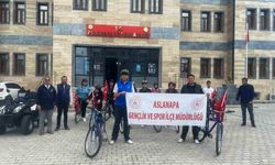 Aslanapa'da bisiklet turu düzenlendi