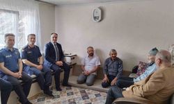 Aslanapa'da şehit aileleri ve gazilere bayram ziyareti