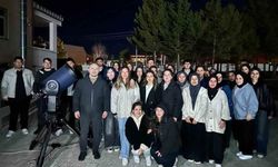 Astronomi Kulübü üç gün süren gökyüzü gözlemi düzenledi