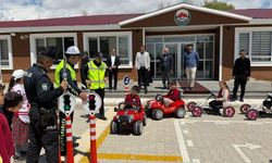 Aydıntepe'de öğrenciler trafik kurallarını uygulamalı öğrendi