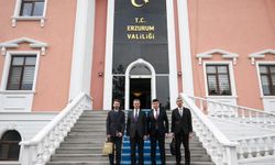 Azerbaycan Kars Başkonsolosu Zamin Aliyev Erzurum'da