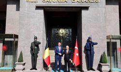 Bakan Güler, Belçika Savunma ve Dış Ticaret Bakanı Francken ile bir araya geldi