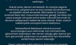 Başkan Doğan; 'Sürecin hakkaniyetle sonuçlanmasını bekliyoruz'