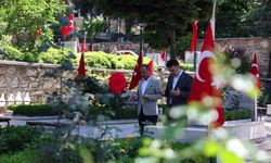 Başkan Vekili Şahin Biba'dan şehitlik, esnaf ve itfaiye ziyareti
