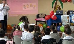 Bayburt'ta öğrenciler hijyen ve sağlıklı yaşam konusunda bilgilendirildi