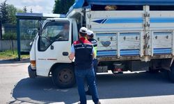 Bolu'da kurbanlık nakil araçları kontrol edildi